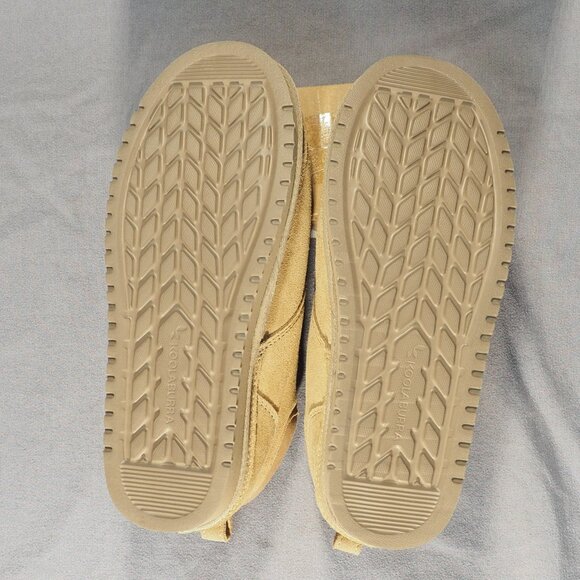 Koolaburra Uggs Ankle Boots Advay 8 Chestnut Brown Suede Mini Booties Comfort - Picture 11 of 13